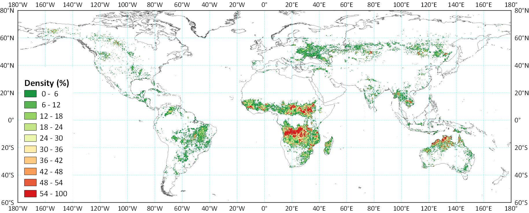 30m resolution global annual burned area map of 2015 - Remote Sensing ...